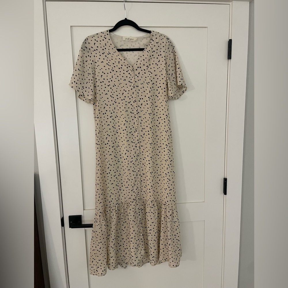 Midi button dress